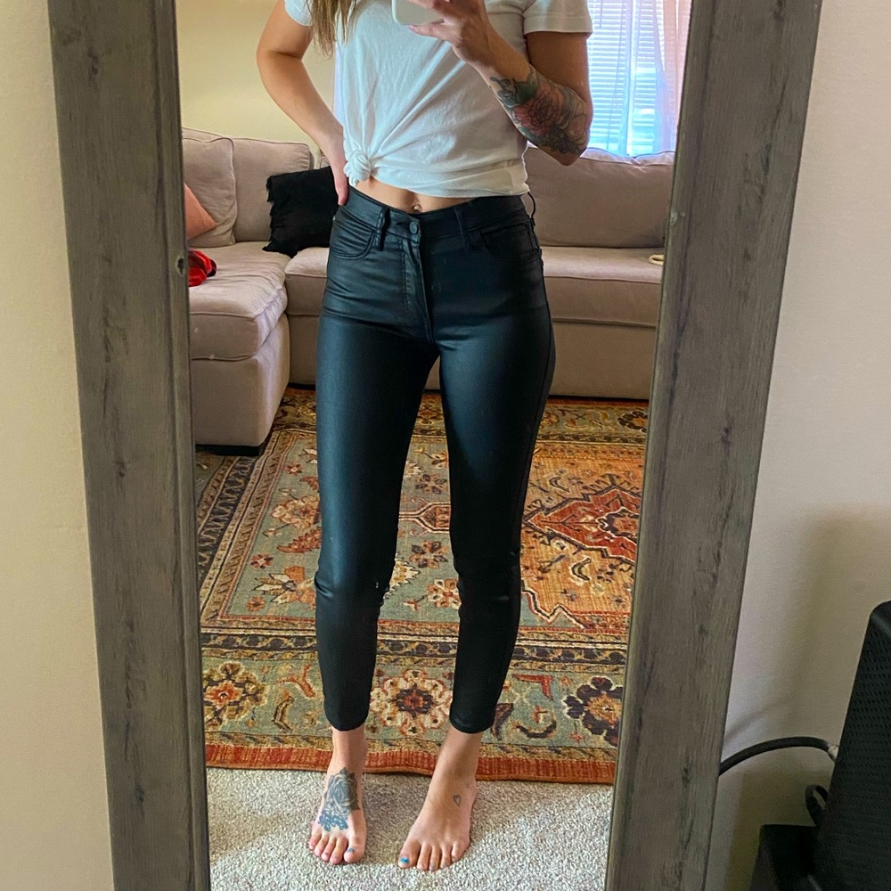 Hollister black high rise super skinny